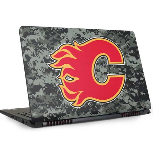 NHL Calgary Flames Camo Dell Inspiron Skin